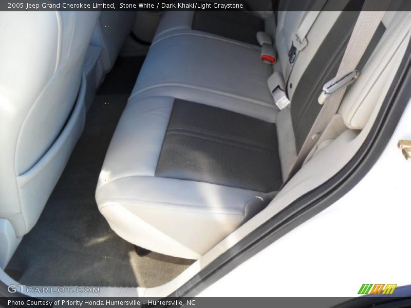 Stone White / Dark Khaki/Light Graystone 2005 Jeep Grand Cherokee Limited