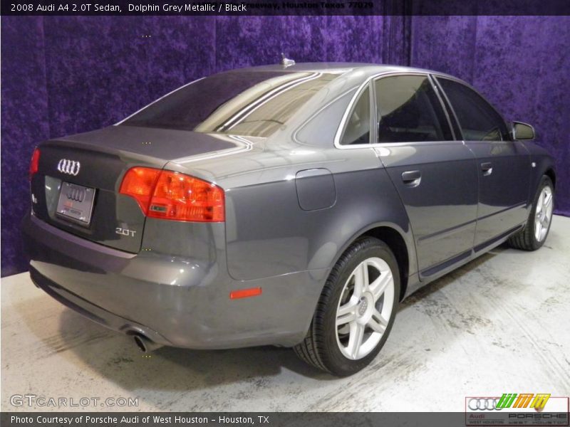 Dolphin Grey Metallic / Black 2008 Audi A4 2.0T Sedan