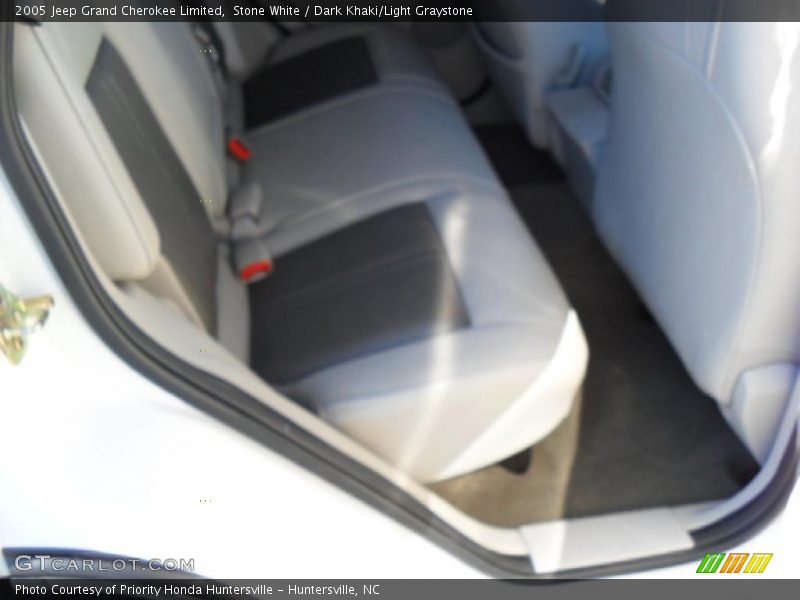 Stone White / Dark Khaki/Light Graystone 2005 Jeep Grand Cherokee Limited