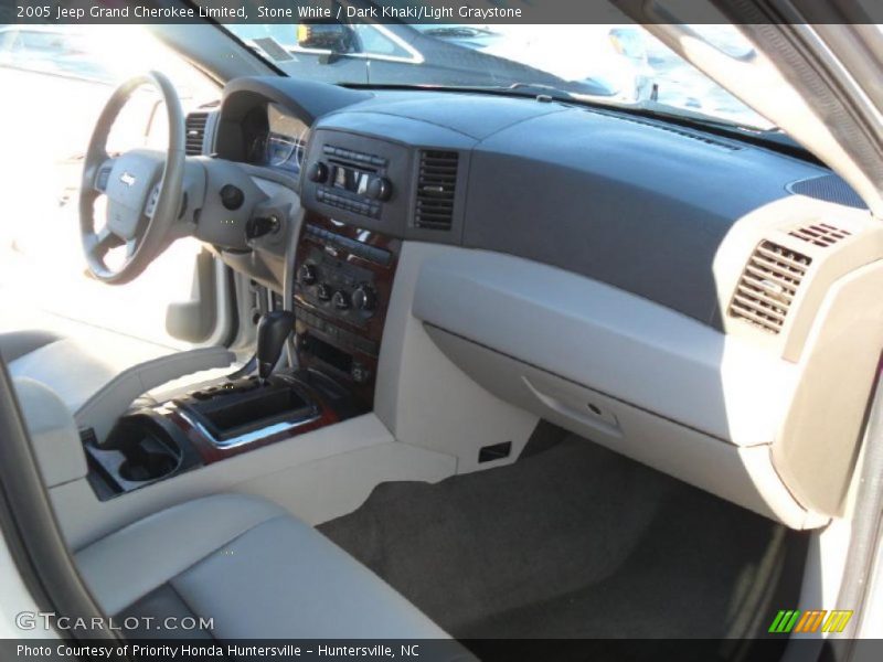 Stone White / Dark Khaki/Light Graystone 2005 Jeep Grand Cherokee Limited