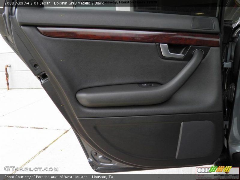 Dolphin Grey Metallic / Black 2008 Audi A4 2.0T Sedan