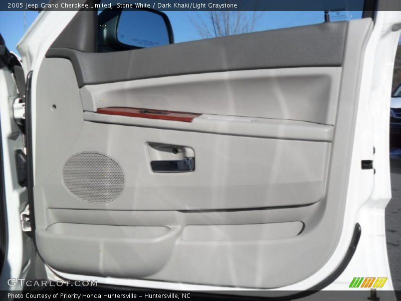 Stone White / Dark Khaki/Light Graystone 2005 Jeep Grand Cherokee Limited