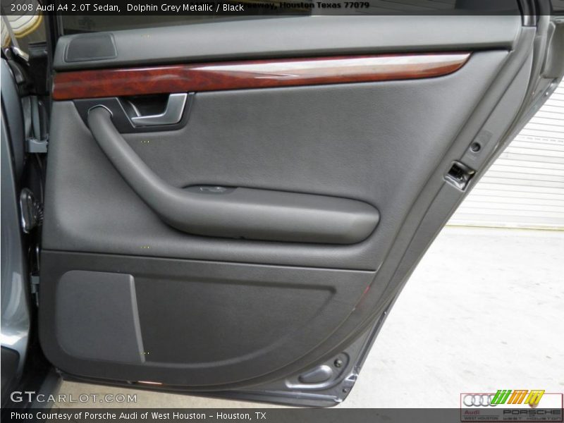 Dolphin Grey Metallic / Black 2008 Audi A4 2.0T Sedan