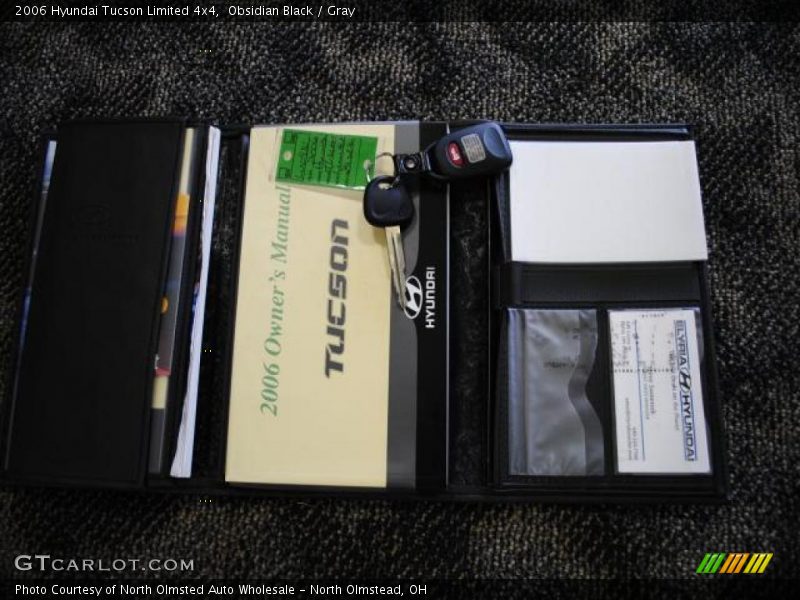 Obsidian Black / Gray 2006 Hyundai Tucson Limited 4x4