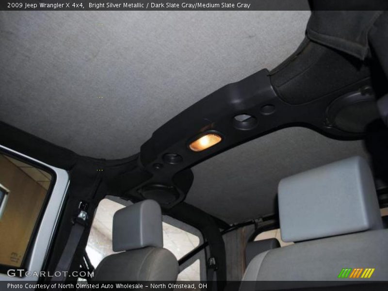 Bright Silver Metallic / Dark Slate Gray/Medium Slate Gray 2009 Jeep Wrangler X 4x4