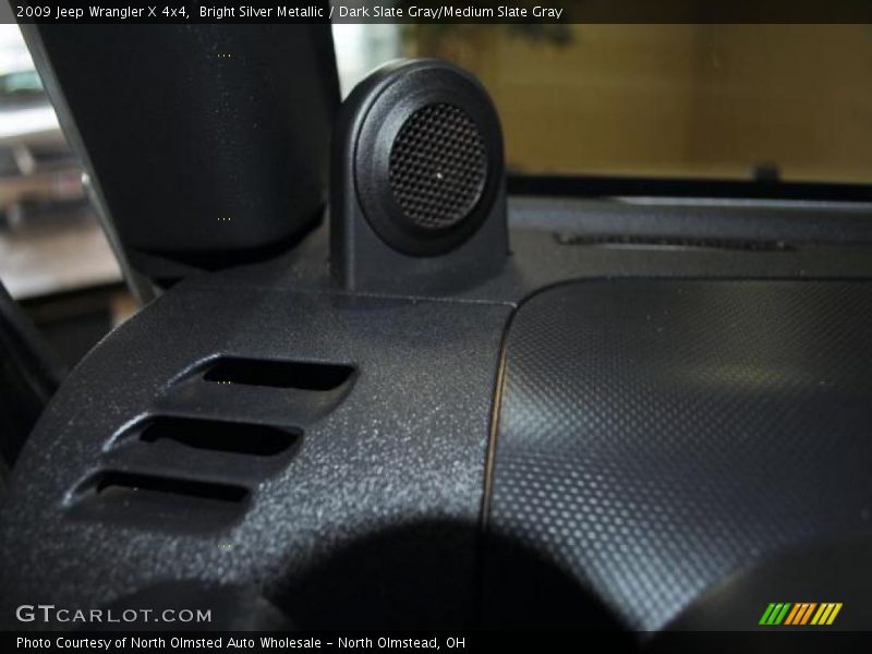 Bright Silver Metallic / Dark Slate Gray/Medium Slate Gray 2009 Jeep Wrangler X 4x4