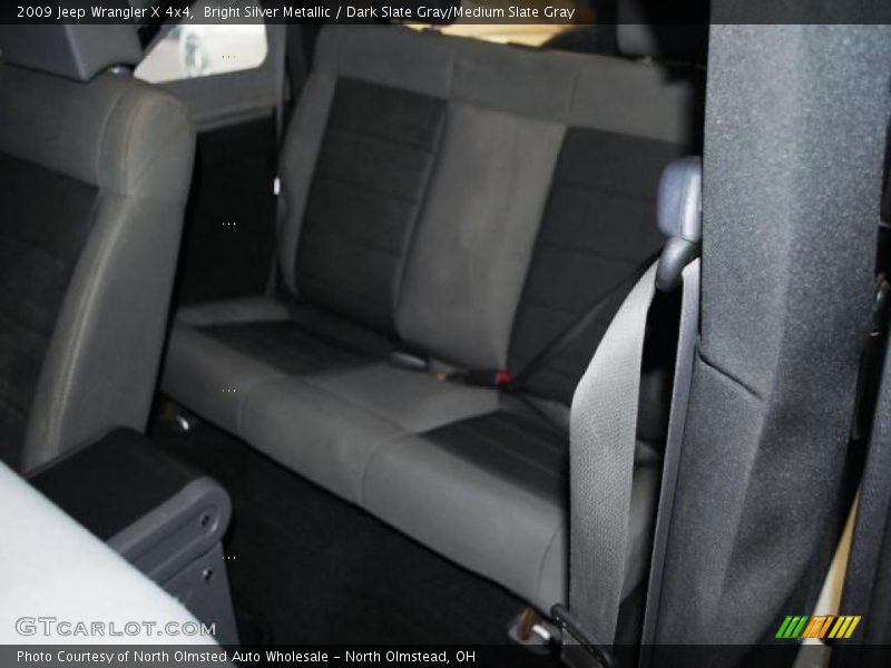 Bright Silver Metallic / Dark Slate Gray/Medium Slate Gray 2009 Jeep Wrangler X 4x4