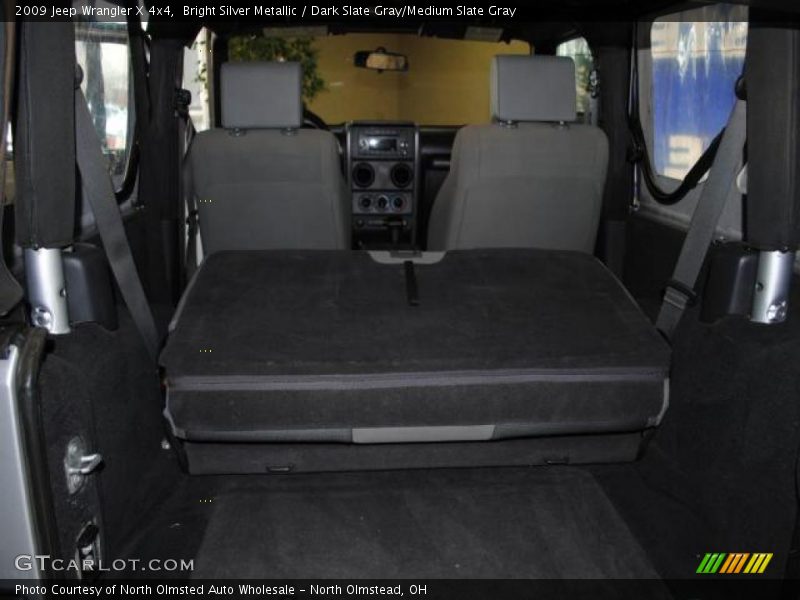 Bright Silver Metallic / Dark Slate Gray/Medium Slate Gray 2009 Jeep Wrangler X 4x4