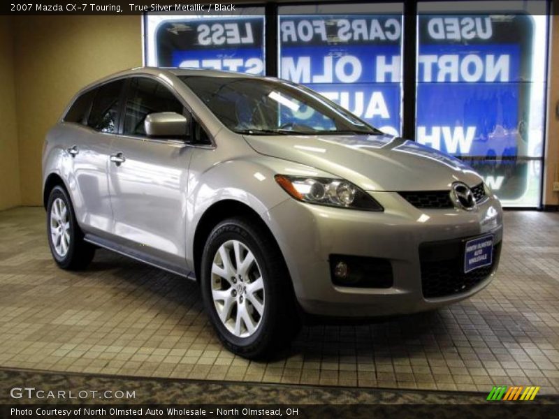 True Silver Metallic / Black 2007 Mazda CX-7 Touring