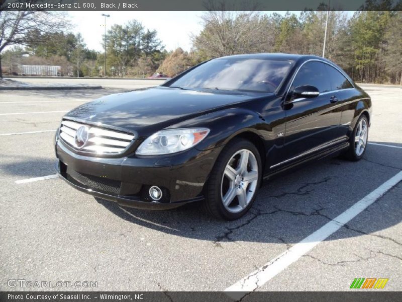 Black / Black 2007 Mercedes-Benz CL 600