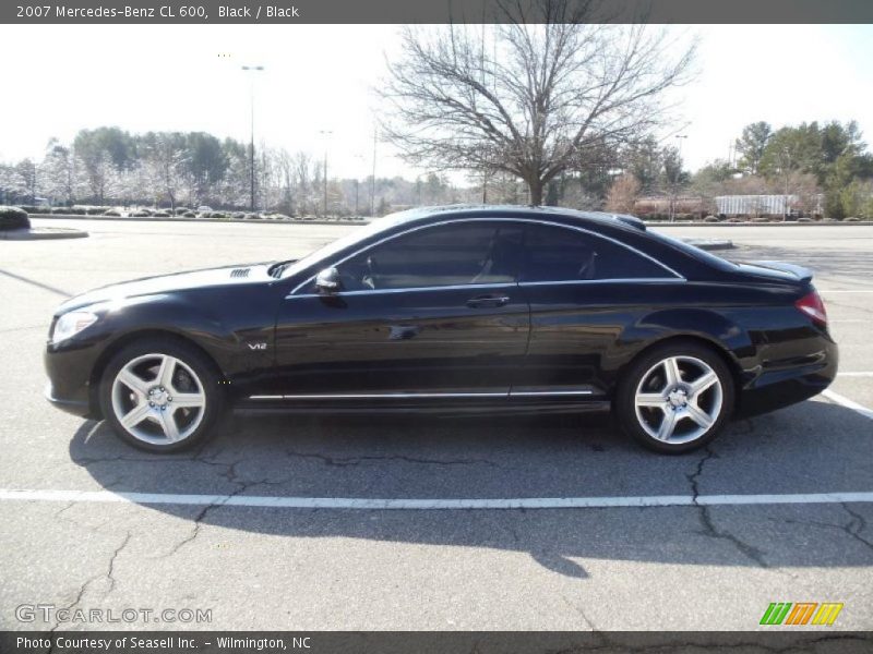 Black / Black 2007 Mercedes-Benz CL 600