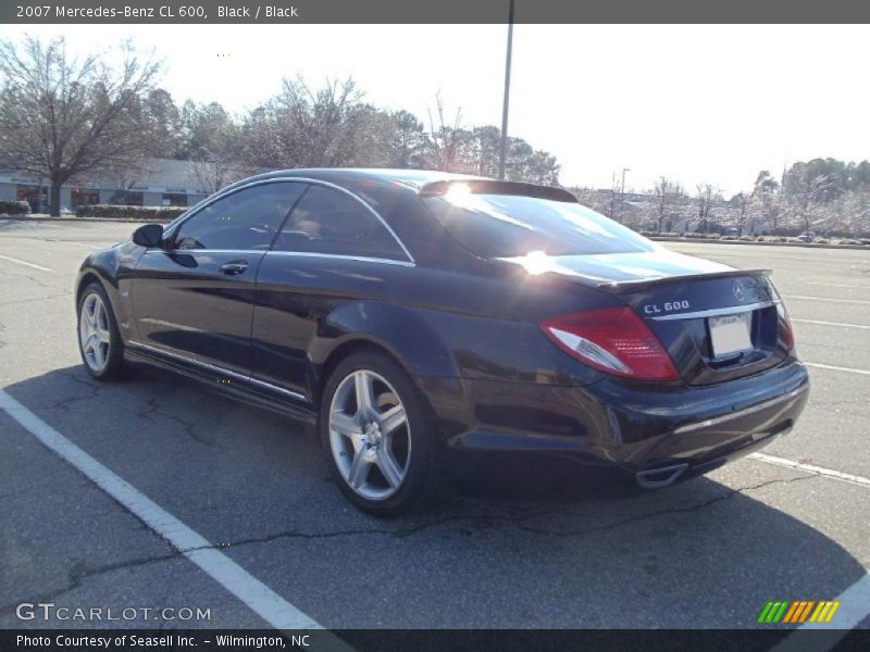 Black / Black 2007 Mercedes-Benz CL 600