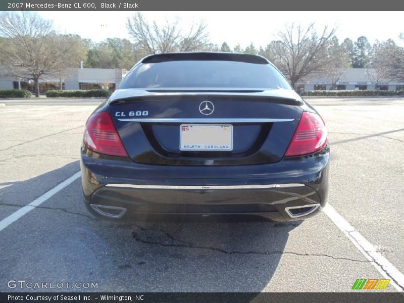 Black / Black 2007 Mercedes-Benz CL 600