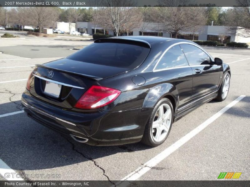 Black / Black 2007 Mercedes-Benz CL 600