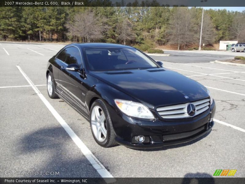 Black / Black 2007 Mercedes-Benz CL 600