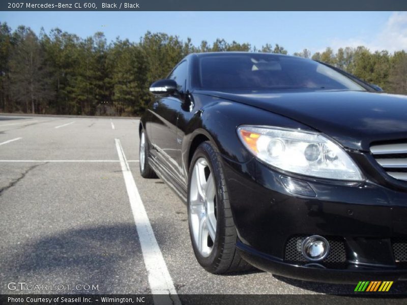 Black / Black 2007 Mercedes-Benz CL 600