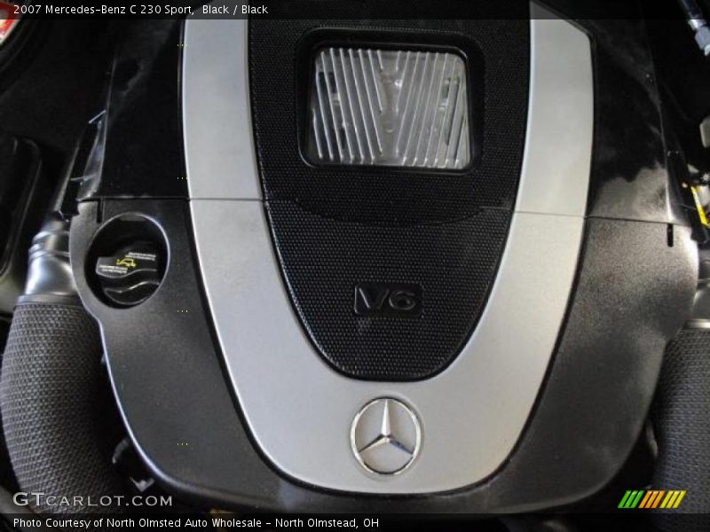 Black / Black 2007 Mercedes-Benz C 230 Sport