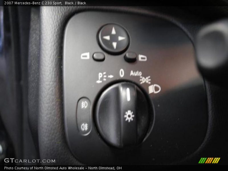 Black / Black 2007 Mercedes-Benz C 230 Sport