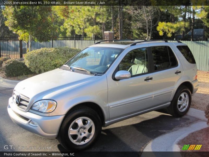 Brilliant Silver Metallic / Ash 2005 Mercedes-Benz ML 350 4Matic