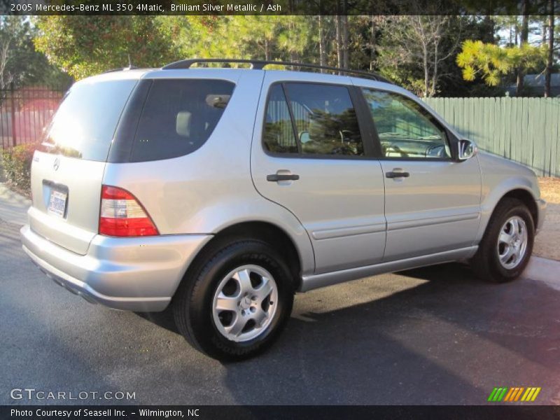Brilliant Silver Metallic / Ash 2005 Mercedes-Benz ML 350 4Matic
