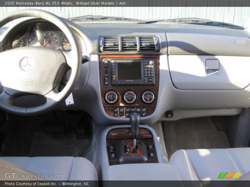 Brilliant Silver Metallic / Ash 2005 Mercedes-Benz ML 350 4Matic