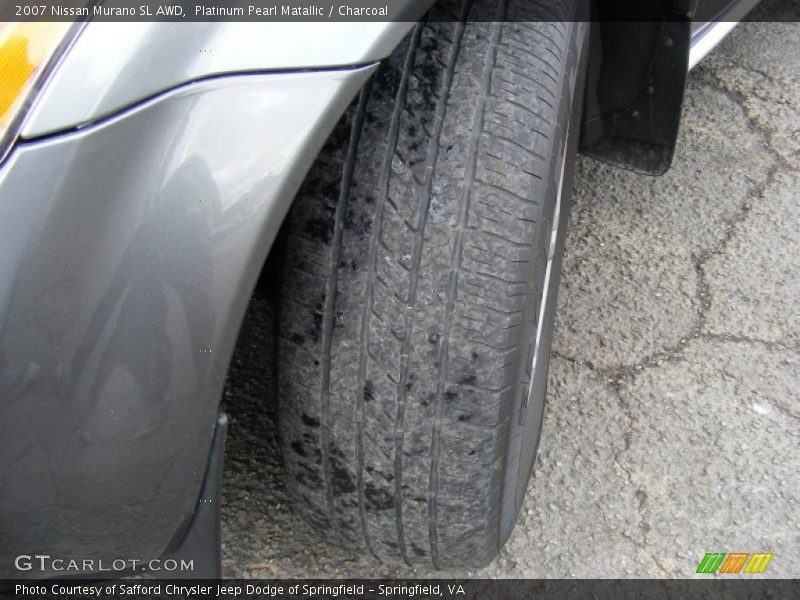 Platinum Pearl Matallic / Charcoal 2007 Nissan Murano SL AWD