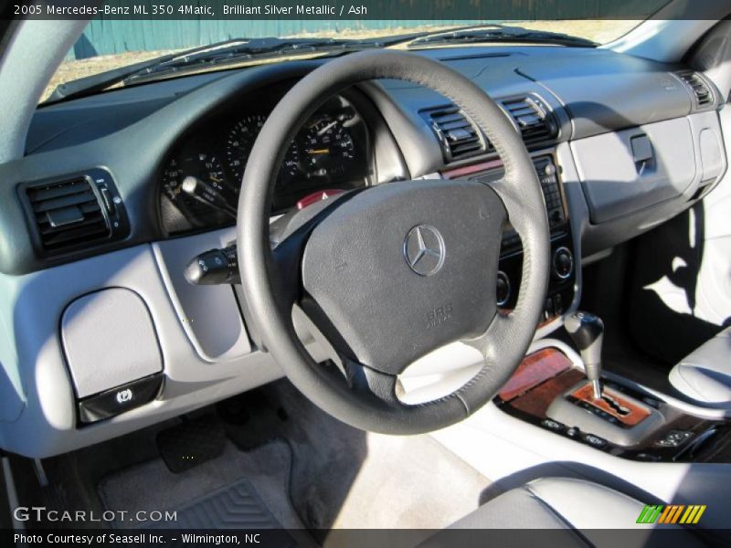 Brilliant Silver Metallic / Ash 2005 Mercedes-Benz ML 350 4Matic