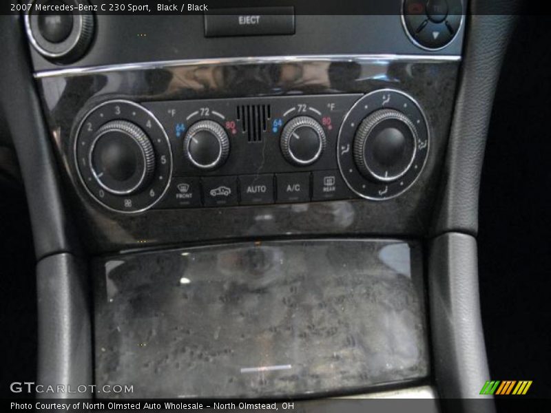 Black / Black 2007 Mercedes-Benz C 230 Sport