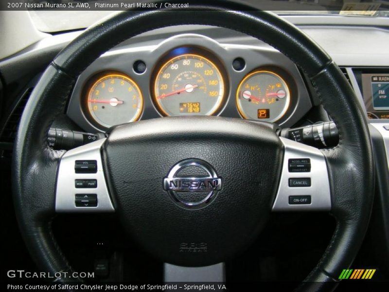 Platinum Pearl Matallic / Charcoal 2007 Nissan Murano SL AWD