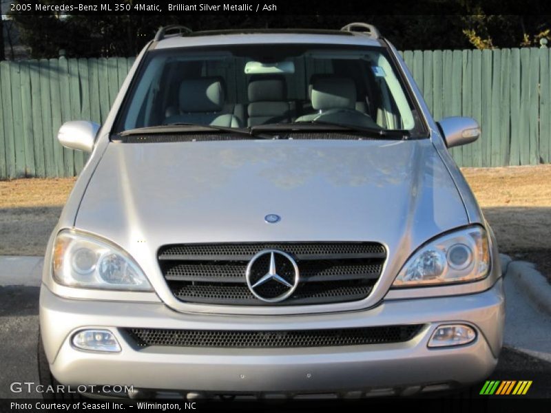 Brilliant Silver Metallic / Ash 2005 Mercedes-Benz ML 350 4Matic