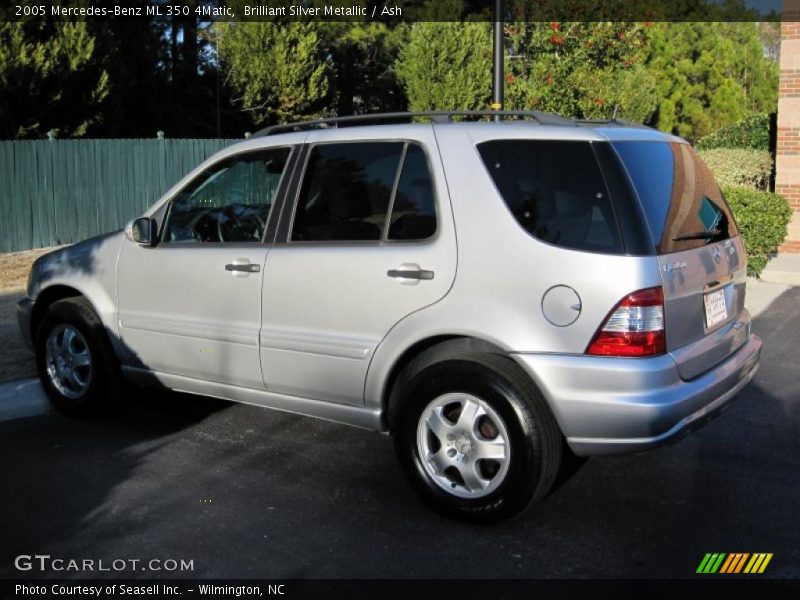 Brilliant Silver Metallic / Ash 2005 Mercedes-Benz ML 350 4Matic