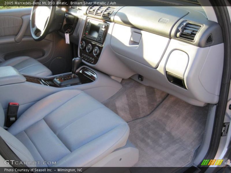 Brilliant Silver Metallic / Ash 2005 Mercedes-Benz ML 350 4Matic
