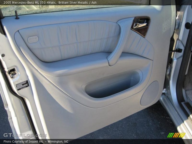 Brilliant Silver Metallic / Ash 2005 Mercedes-Benz ML 350 4Matic