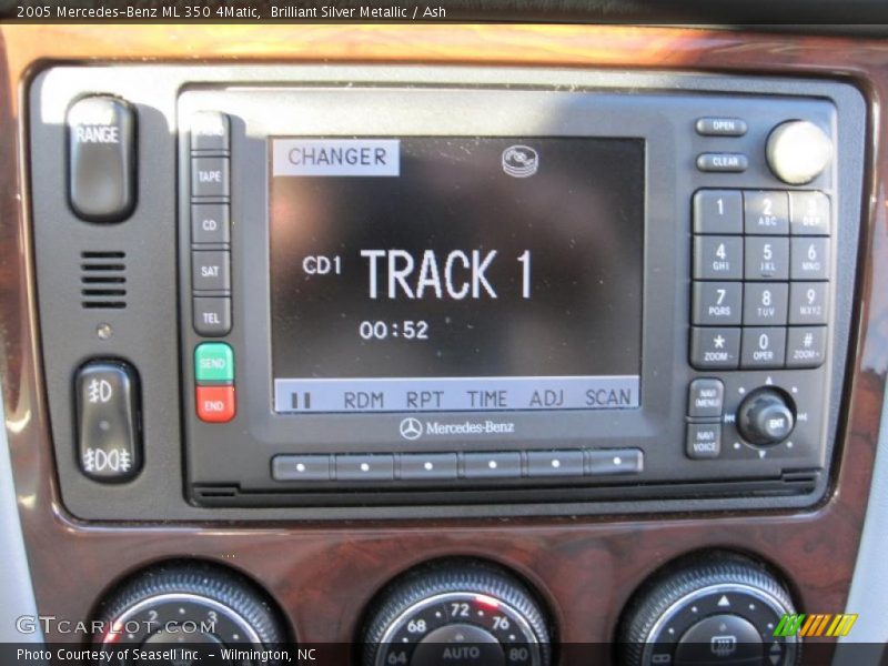 Brilliant Silver Metallic / Ash 2005 Mercedes-Benz ML 350 4Matic