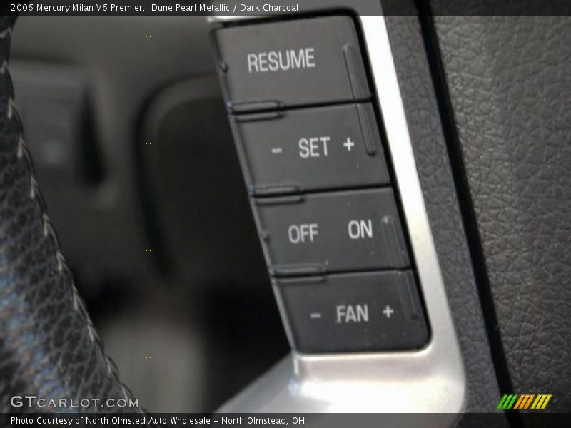 Dune Pearl Metallic / Dark Charcoal 2006 Mercury Milan V6 Premier