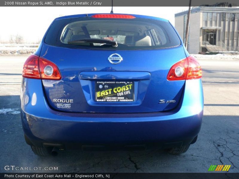 Indigo Blue Metallic / Gray 2008 Nissan Rogue SL AWD