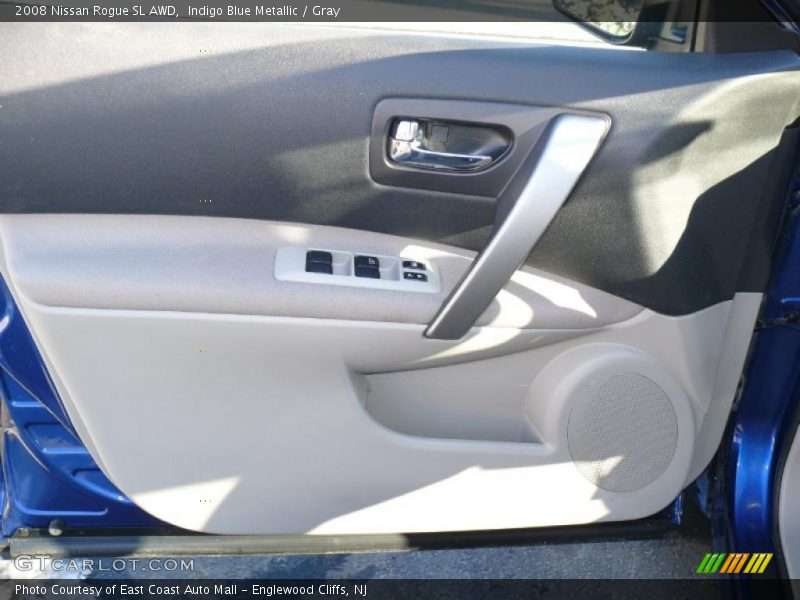 Indigo Blue Metallic / Gray 2008 Nissan Rogue SL AWD