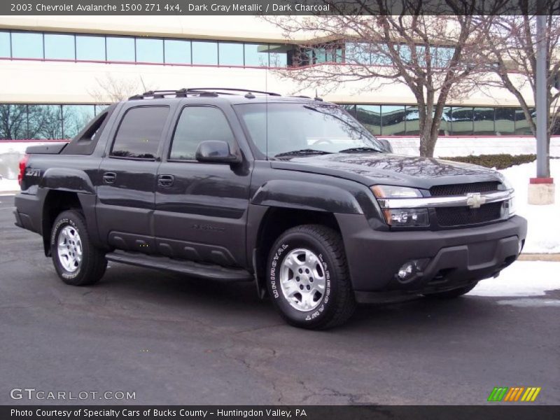 Dark Gray Metallic / Dark Charcoal 2003 Chevrolet Avalanche 1500 Z71 4x4