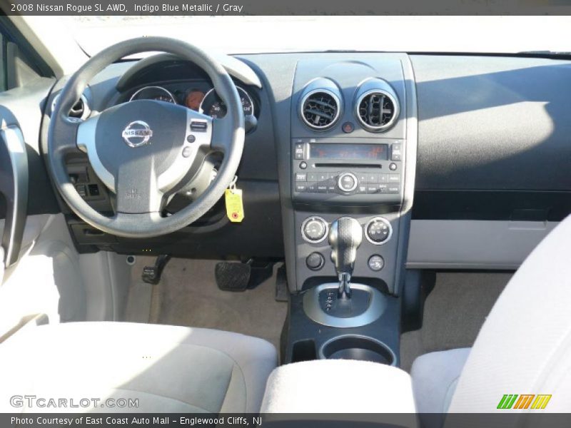 Indigo Blue Metallic / Gray 2008 Nissan Rogue SL AWD