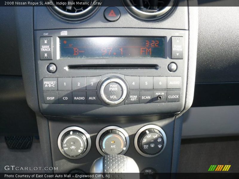 Indigo Blue Metallic / Gray 2008 Nissan Rogue SL AWD