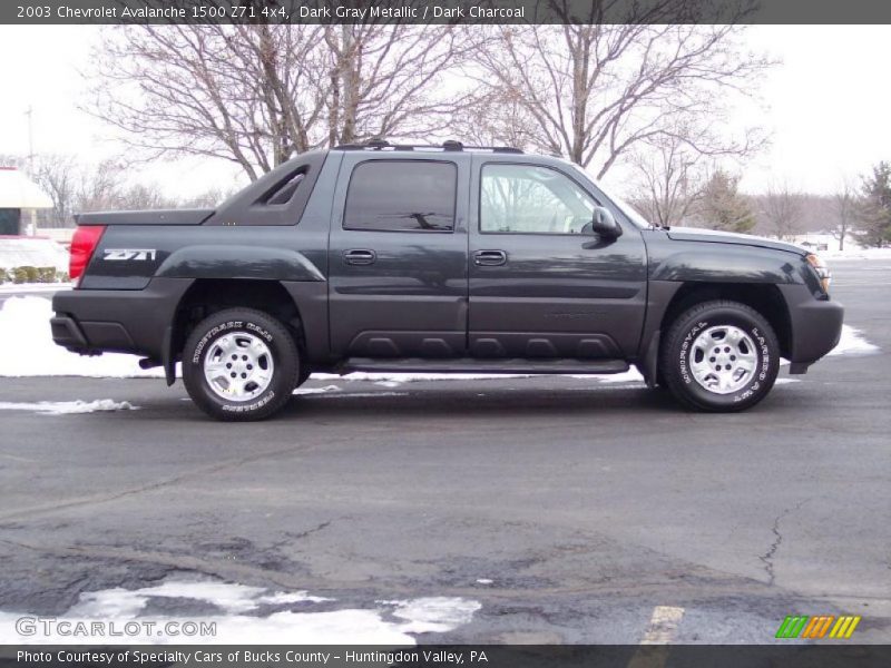 Dark Gray Metallic / Dark Charcoal 2003 Chevrolet Avalanche 1500 Z71 4x4