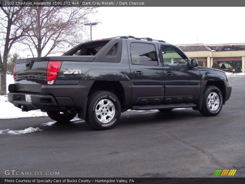 Dark Gray Metallic / Dark Charcoal 2003 Chevrolet Avalanche 1500 Z71 4x4