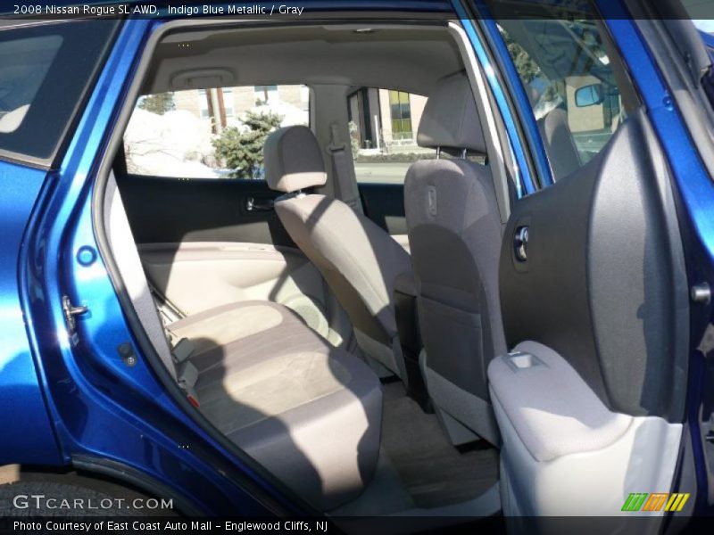 Indigo Blue Metallic / Gray 2008 Nissan Rogue SL AWD