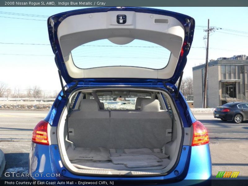 Indigo Blue Metallic / Gray 2008 Nissan Rogue SL AWD