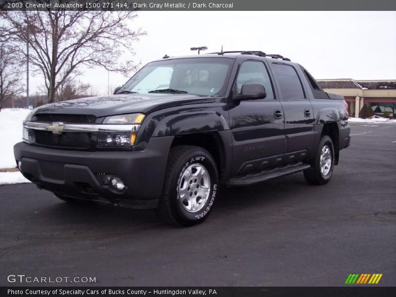 Dark Gray Metallic / Dark Charcoal 2003 Chevrolet Avalanche 1500 Z71 4x4