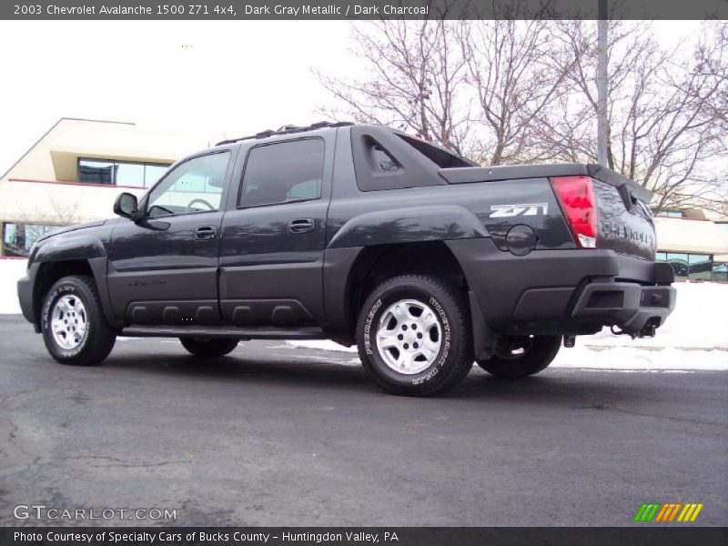 Dark Gray Metallic / Dark Charcoal 2003 Chevrolet Avalanche 1500 Z71 4x4