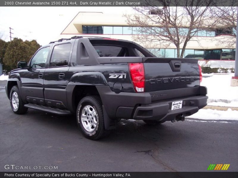 Dark Gray Metallic / Dark Charcoal 2003 Chevrolet Avalanche 1500 Z71 4x4