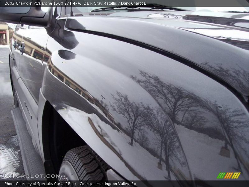 Dark Gray Metallic / Dark Charcoal 2003 Chevrolet Avalanche 1500 Z71 4x4