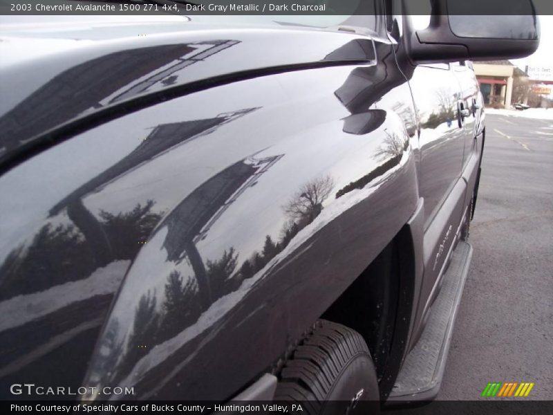 Dark Gray Metallic / Dark Charcoal 2003 Chevrolet Avalanche 1500 Z71 4x4