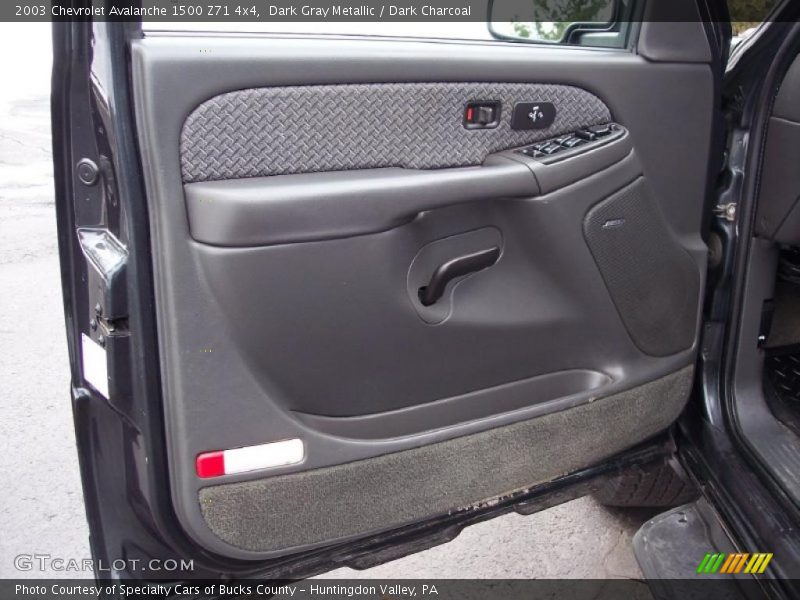 Dark Gray Metallic / Dark Charcoal 2003 Chevrolet Avalanche 1500 Z71 4x4